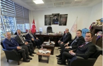 Kaymakam kotan ilçe müdürü karakaş’ı ziyaret etti.