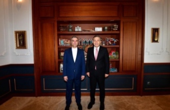 Trabzon Valisi Şahin İran Başkonsolosluğu’na atanan Khodravi’yi kabul etti.