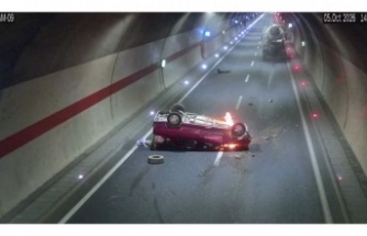 Zigana tünelinde Trafik kazası 1.ölü.