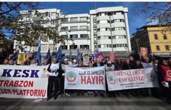 KESK üyeleri iktidarı protesto ettiler