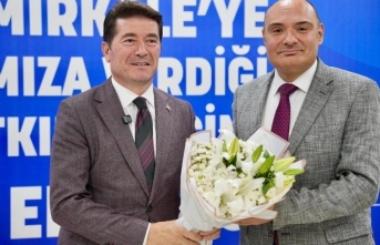 Kaymakam Demirkale Başkan Kaya’ya veda etti