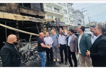 Sele Market’e destek ziyareti.