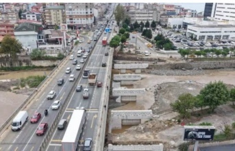 Akçaabat-düzköy yolunda trafik kazası 1.Yaralı.