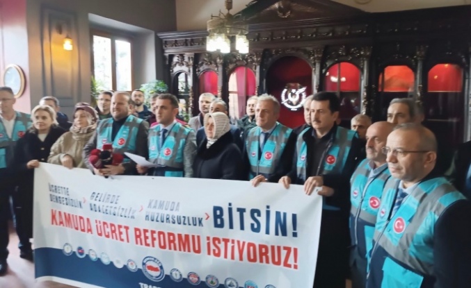 Ücrette Dengesizlik, Gelirde Adaletsizlik, Kamuda Huzursuzluk Bitsin”