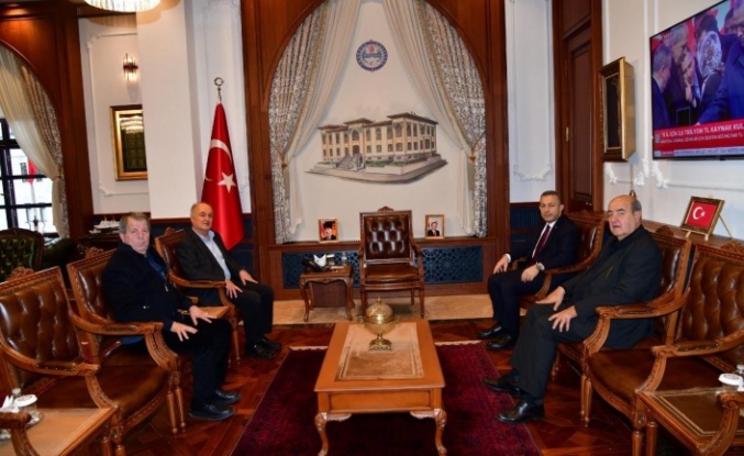 Vali Tahir Şahin’i ziyaret