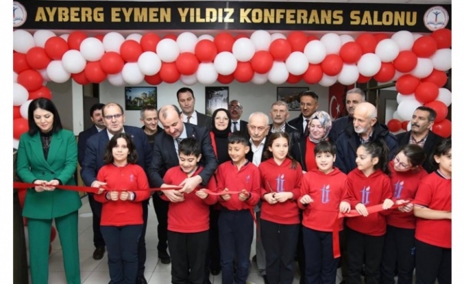 Ayberk eymen yıldız konferans salonu açıldı.