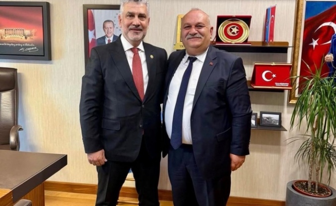 Başkan emirzeoğlu milletvekili Büyük Aydın’ı ziyaret etti