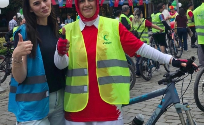 VATANDAŞLAR PEDAL ÇEVİRDİ