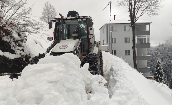 BÜYÜKŞEHİR'İN KIŞ MESAİSİ BAŞLADI