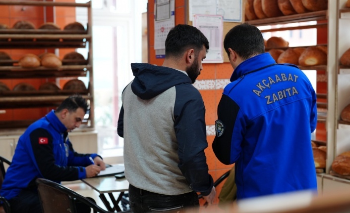 AKÇAABAT BELEDİYESİ ’NDEN RAMAZAN ÖNCESİ FIRIN DENETİMİ