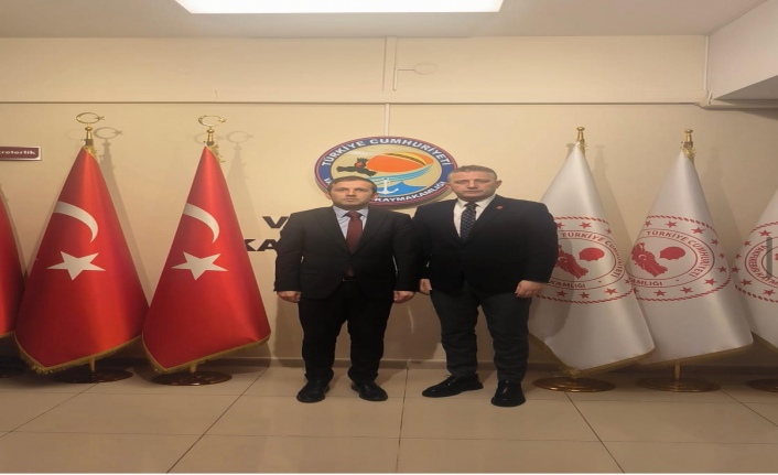 Başkan Bahadır, Kaymakam Ulusoy’u ziyaret etti