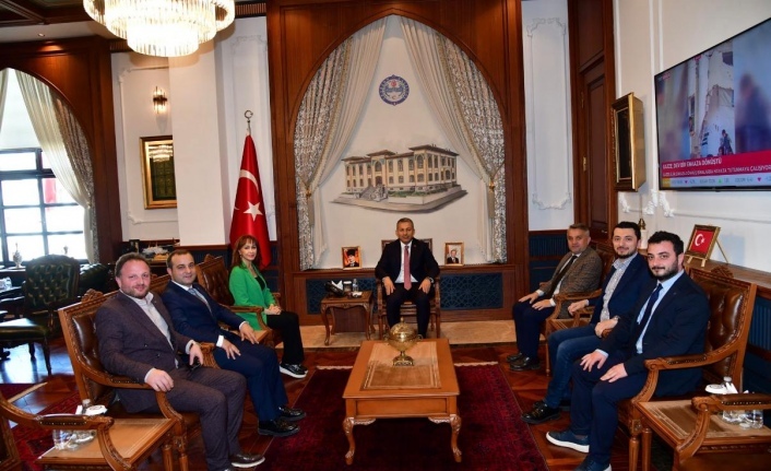 Başkan Tiryaki, Vali Şahin’i ziyaret etti