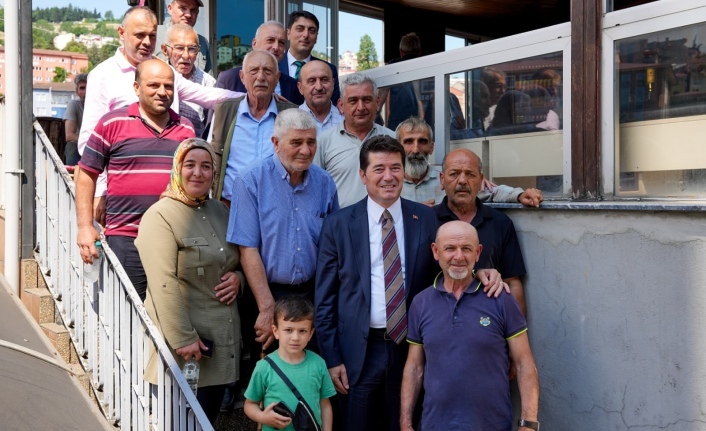 BAŞKAN KAYA, DEĞİRMENDERE’DE VATANDAŞLARLA BULUŞTU