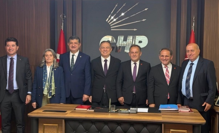 CHP Milletvekillerinden İl Başkanı Mustafa Bak’a Ziyaret