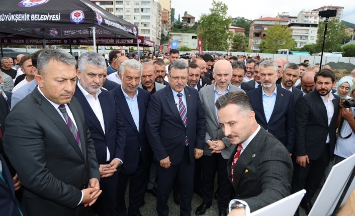 AKÇAABAT OTOGARI'NIN TEMELİ ATILDI