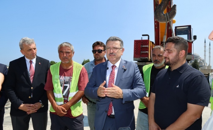 BAŞKAN GENÇ, REŞADİYE VİYADÜĞÜ'NDE İNCELEMELERDE BULUNDU