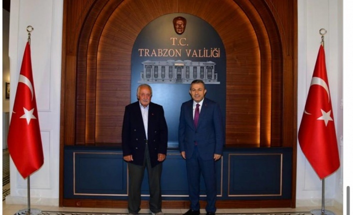 Emekli Vali Yazıcıoğlu, Vali Şahin’i ziyaret etti