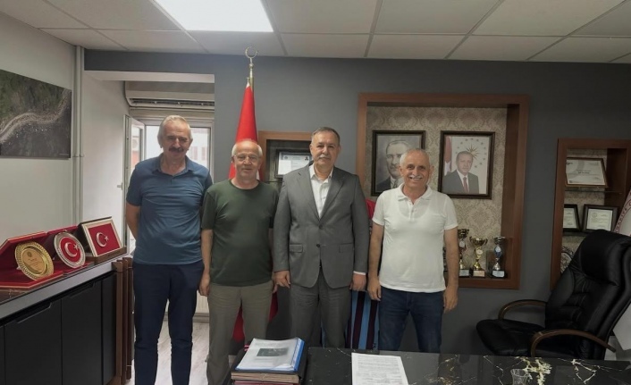 Eski ve Yeni Başkanlar, İl Müdürü Kaplan’ı Ziyaret Ettiler