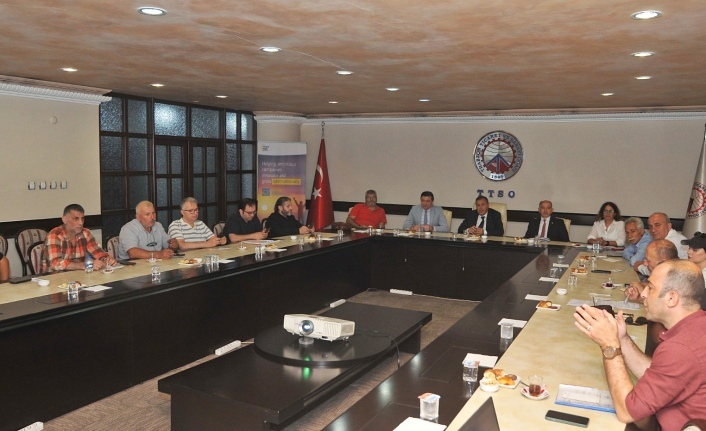 Kaynakçı ve ön muhasebe elemanı kursları için değerlendirme toplantısı yapıldı