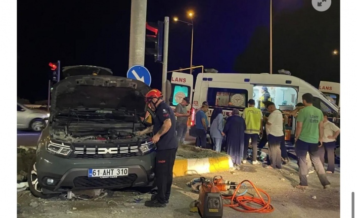 Arsin‘de Trafik Kazası 7 Yaralı