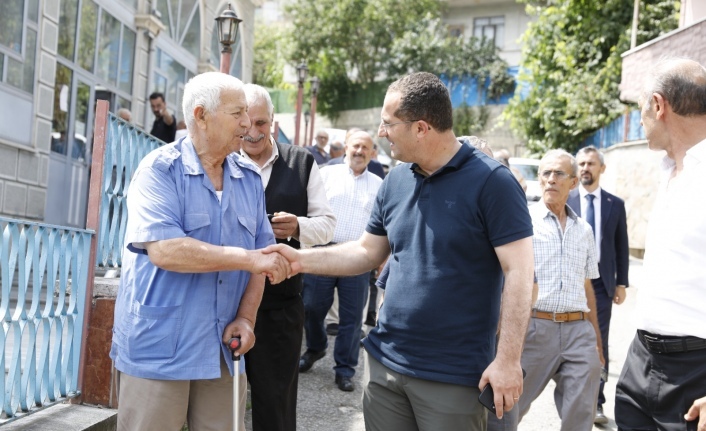 BAŞKAN EKİM CUMA BULUŞMALARINDA VATANDAŞLARLA BİR ARADA