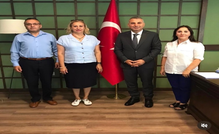 Başkan Kaplan, Kaymakam Kotan’ı ziyaret etti
