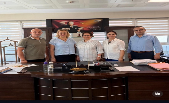 Başkan Kaplan, Müdür Komar’ı ziyaret etti