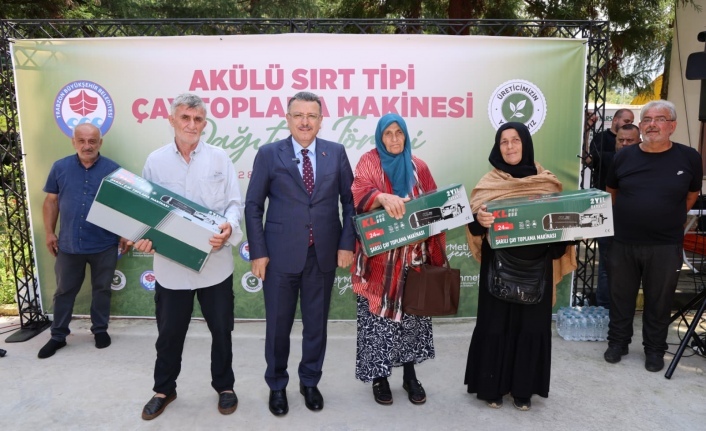 BÜYÜKŞEHİR’DEN ÇAY ÜRETİCİSİNE DESTEK