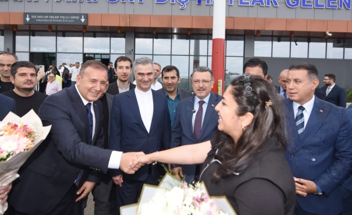 Tahran - Trabzon arasında ilk direkt uçak seferi yapıldı