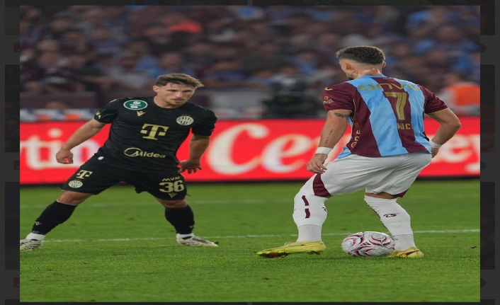 TRABZONSPOR İLK YARIDA DAĞINIK OYNADI