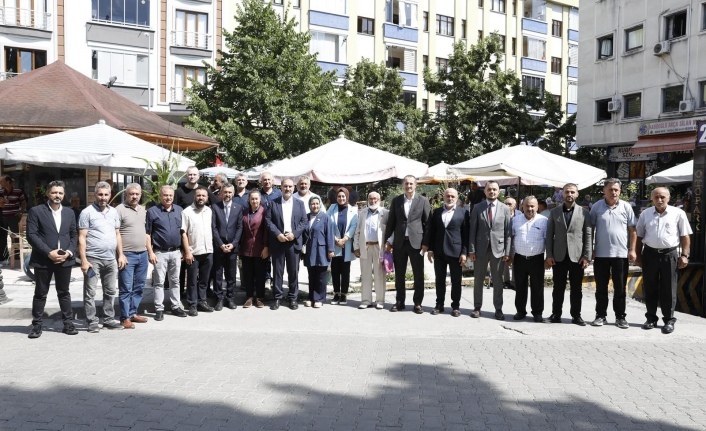 AKÇAABAT’TA ESNAF VE VATANDAŞLA GÖNÜL GÖNÜLE