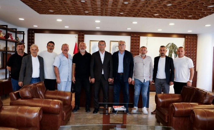 Amatör Spor Kulüp Baskanları, Başkan Ekim’i ziyaret ettiler