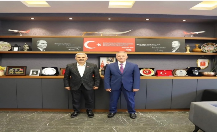 Başkan Erbaşaran, İl Müdürü Dr. Topsakal’ı Ziyaret Etti