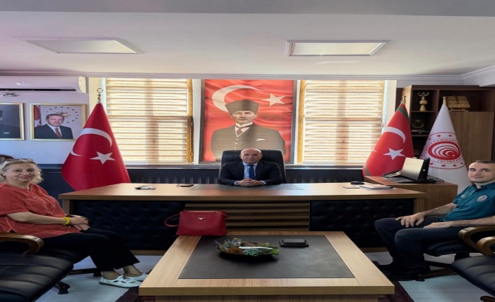 Başkan Kaplan , Bölge Müdürü Göllüce‘yi Ziyaret Etti