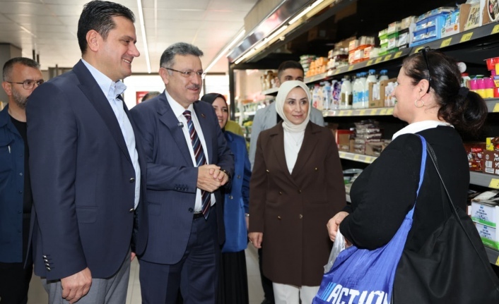 BAŞKAN GENÇ ESNAF VE VATANDAŞLARLA BULUŞTU