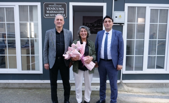 BAŞKAN YARDIMCISI ÖZÇİLİNGİR, ORTAHİSAR’IN KADIN MUHTARLARINI KUTLADI