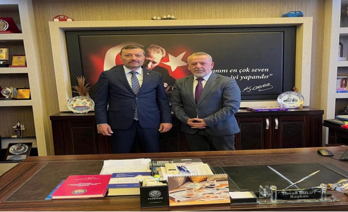 Hacısalihoğlu, Başkan Bulut’u ziyaret etti