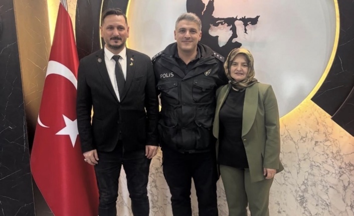 İlçe emniyet müdürü Bülbülü şehit aileleri ziyaret etti