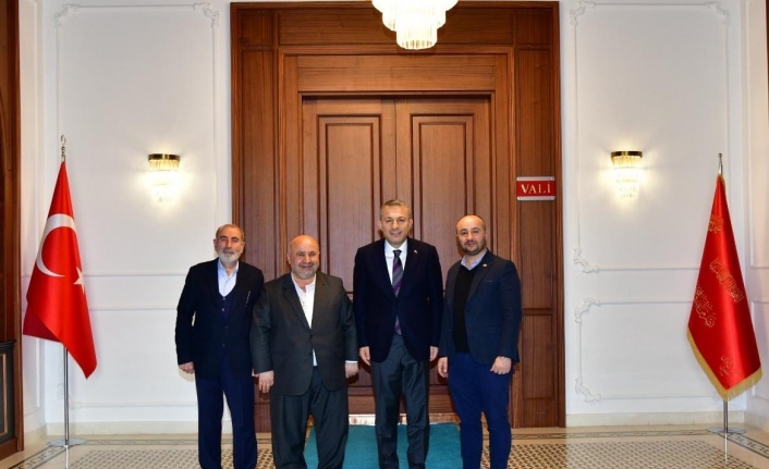 Güneş ve birincioğlu Vali Şahin’i ziyaret ettiler.