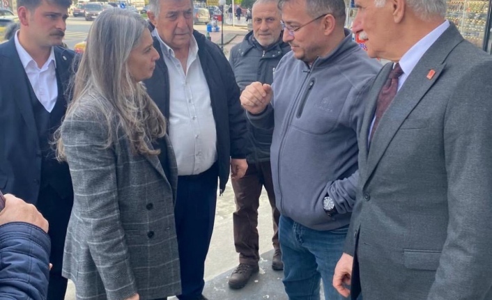 CHP’liler Sürmene‘de.