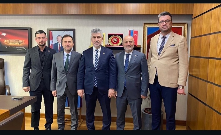 Çarşıbaşı’ndan milletvekili büyükaydın’ı ziyaret.
