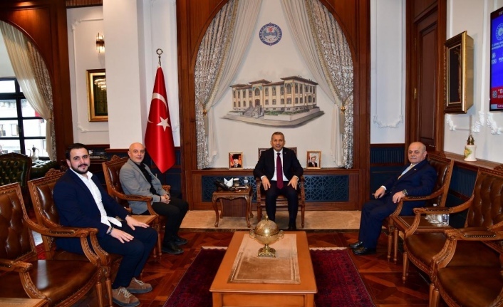 Başkan atmaca Vali Şahin’i ziyaret etti