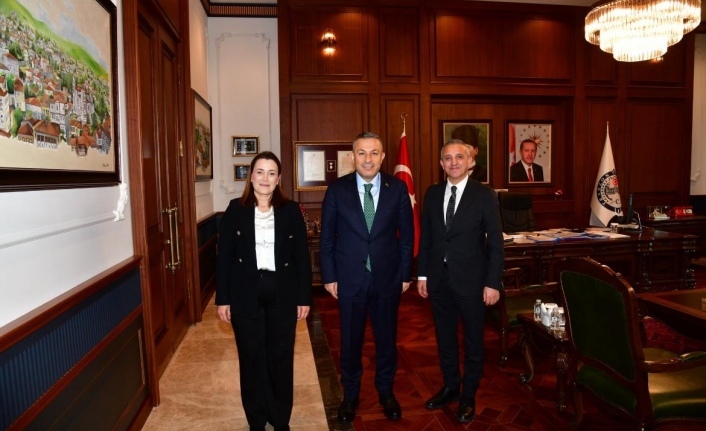 Vakıflar Bankası’ndan vali Şahin’i ziyaret