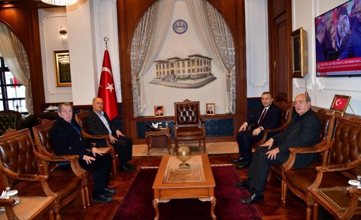 Vali Tahir Şahin’i ziyaret