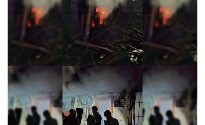 Maçka’da yangın 1. ölü.