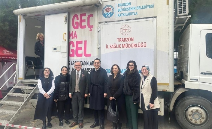 Başhekim Dr kapısız ve Başkan Dr.kul kanser taramalarına katıldılar.