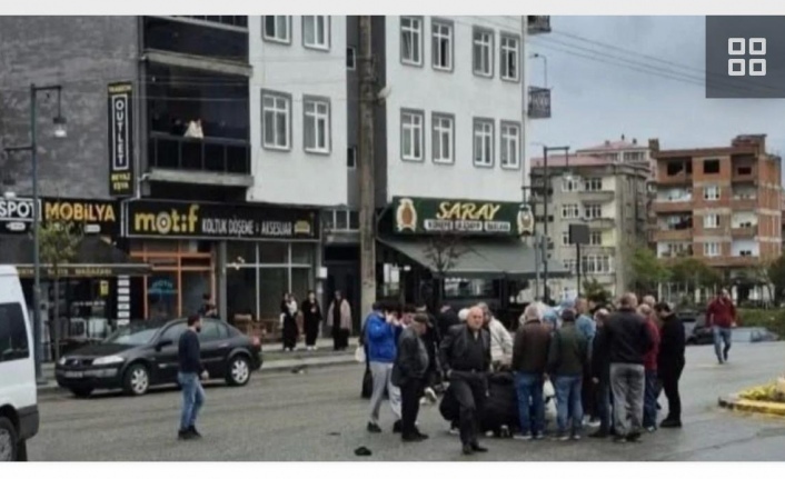 Araklı’da trafik kazası 1. yaralı.