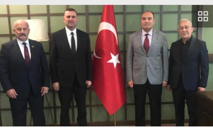 Başkan Sivrikaya kaymakam demirkale’yi ziyaret etti.