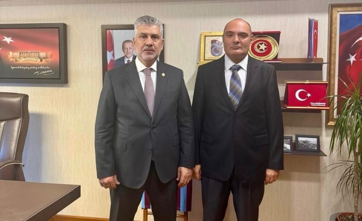 Kaymakam demirkale milletvekili Büyükaydın’ı ziyaret etti