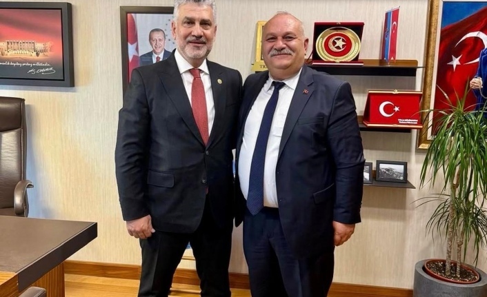 Başkan emirzeoğlu milletvekili Büyük Aydın’ı ziyaret etti